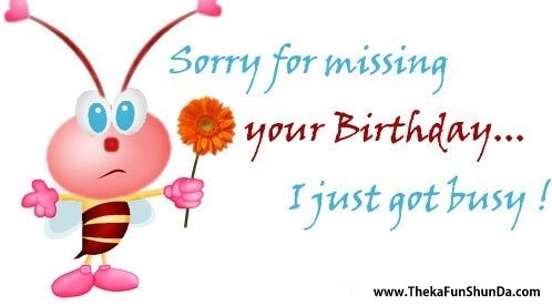 belated birthday
