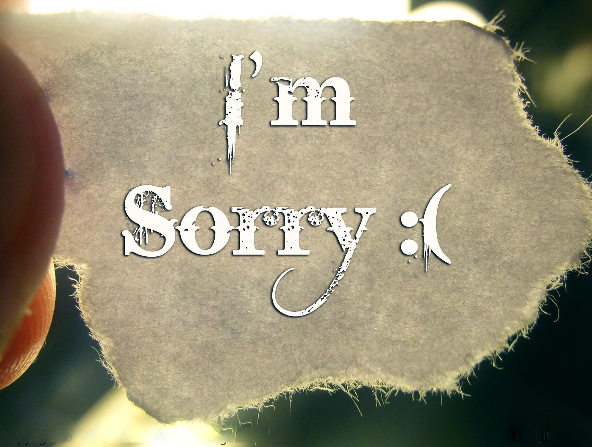 sorry